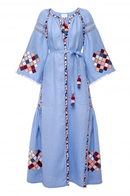 Inka Long Dress in Lavander