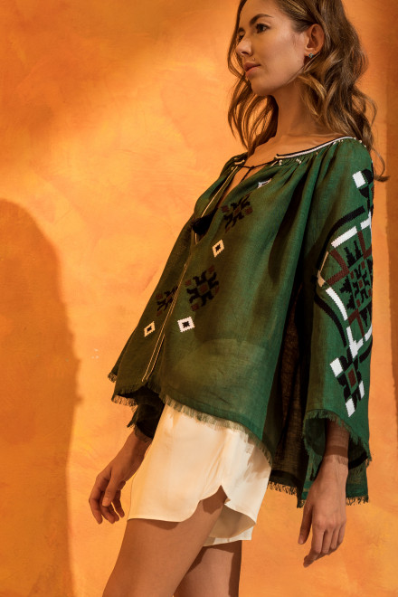 Provence Blouse in Green