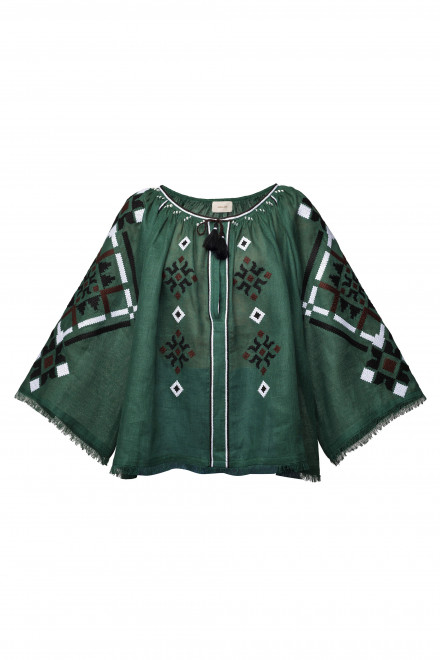 Provence Blouse in Green