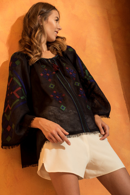 Provence Blouse in Black