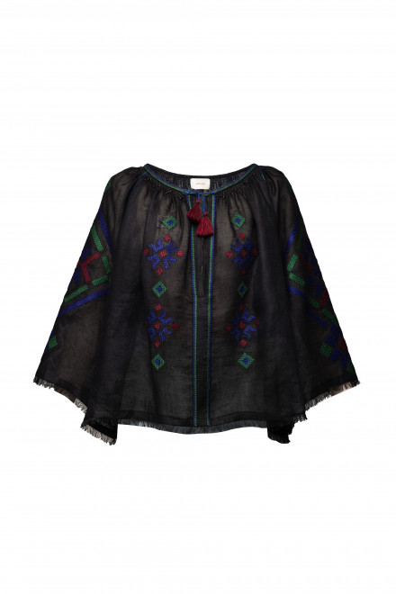 Provence Blouse in Black