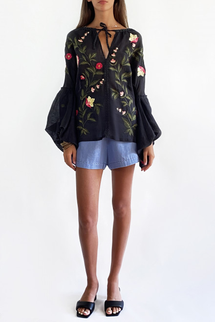Flora Blouse in Black(copy)